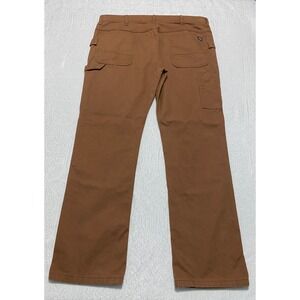 Key Carpenter‎ Double Knee Canvas Work Pants Men's Size 42×34 Bronw Relaxed